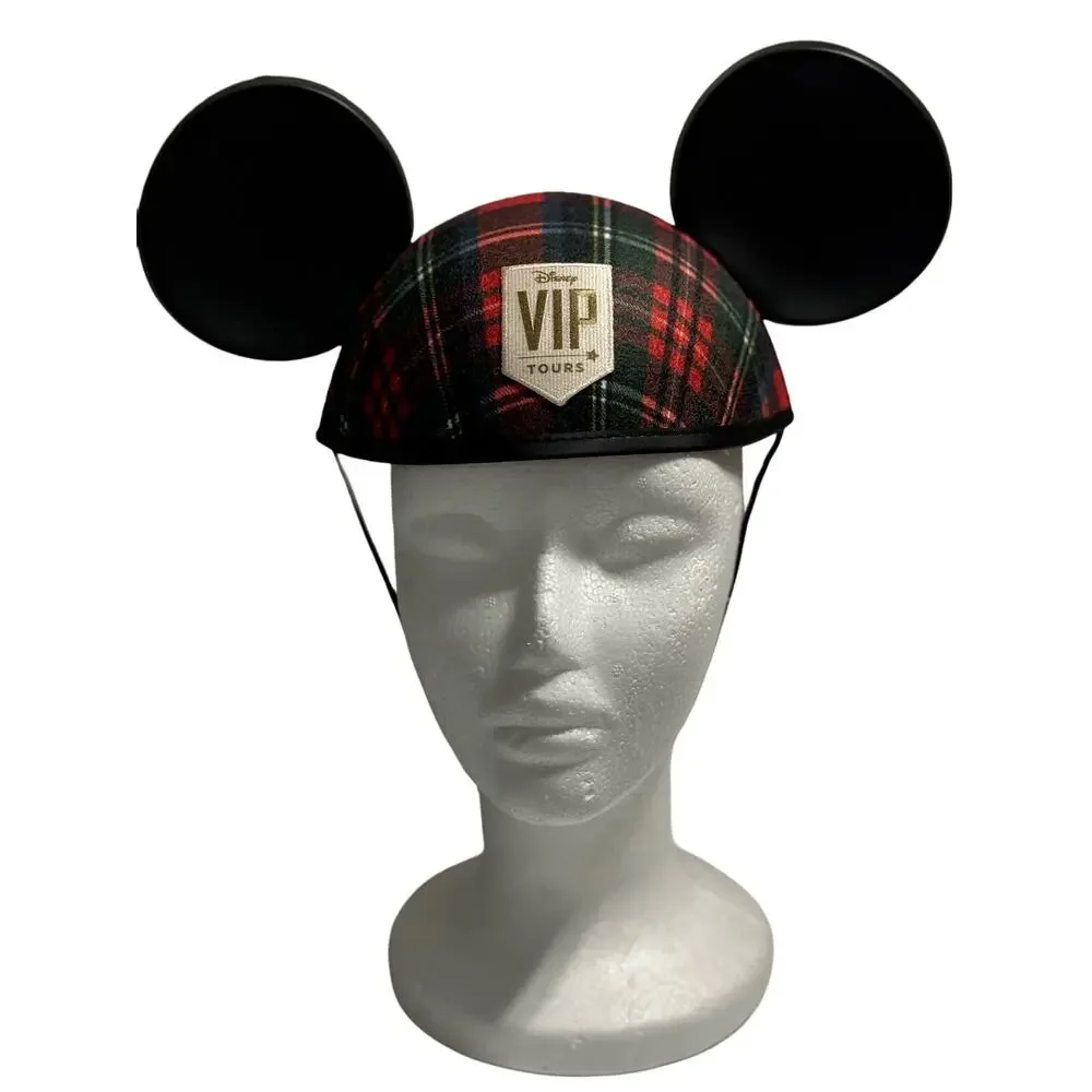 Disney Parks VIP Tour Plaid Mickey Ears